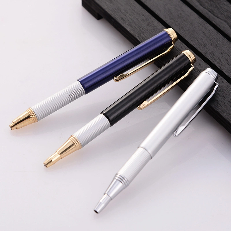 Metal Advertising Printing Logo High-End Rotating Ballpoint Laser Pen