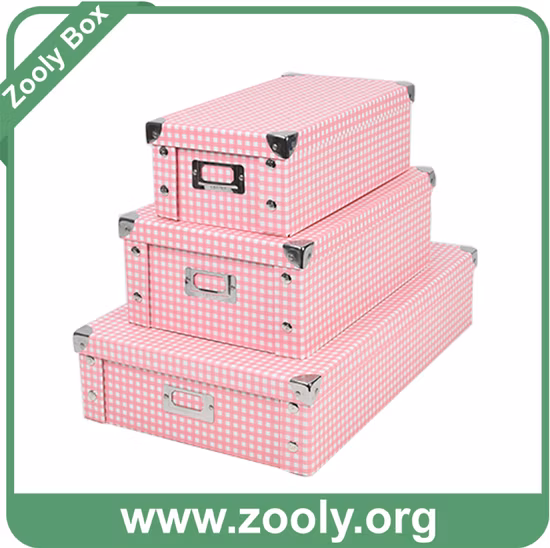 품질 맞춤 골판지 종이 접이식 저장 상자